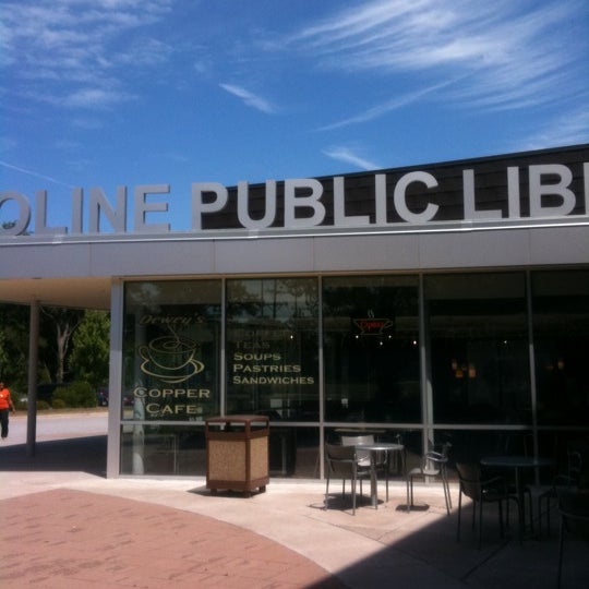 Photo taken at Moline Public Library by Courtney R. on 8/16/2011
