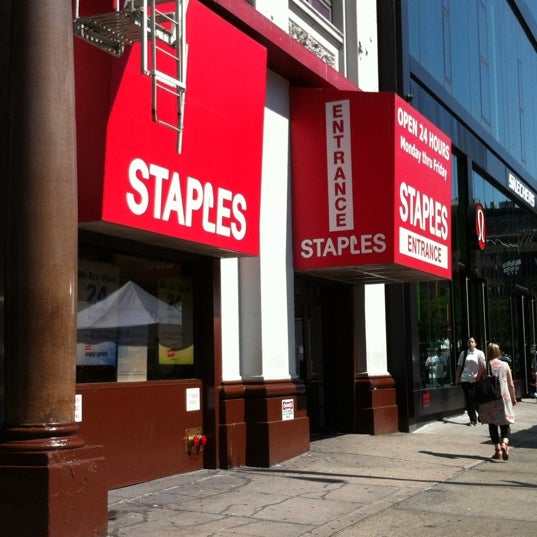 staples stationery shop