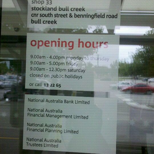 Nab Bank In Bull Creek