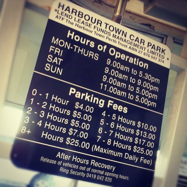 Harbour Town Car Park Parking