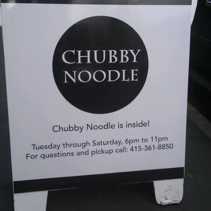 Foto tomada en Chubby Noodle  por Nick F. el 3/29/2012