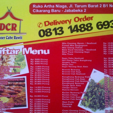 Dapoer Cabe Rawit Ruko Artha Niaga