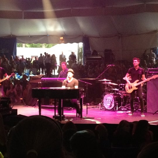 Photo taken at Cape Cod Melody Tent by Timm M. on 7/26/2012