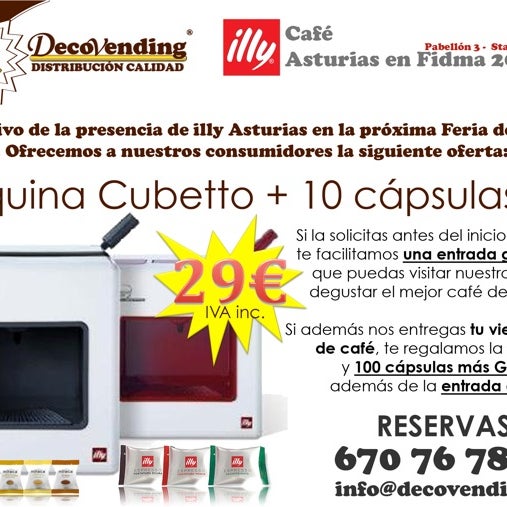 Photos at Decovending Distribucion Calidad Servicio Oficial Nestle  Professional e illy Cafe - Office in Tremañes