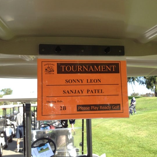 Photo taken at Santa Clara Golf and Tennis Club by Sonny L. on 9/7/2012