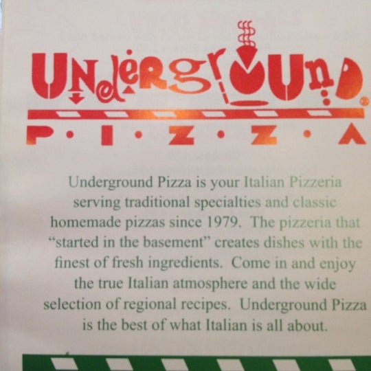 Foto tomada en Underground Pizza  por Sabrina el 6/7/2012