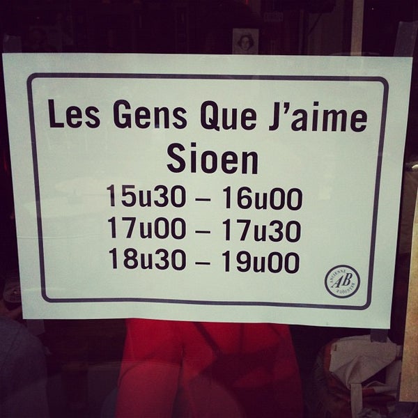 Les Gens Que J'Aime Pub in Brussels