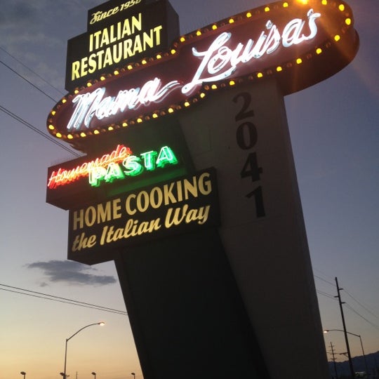 Photo taken at Mama Louisa&#39;s Italian Restaurant by Katie on 8/4/2012