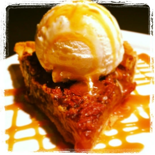 Their Pecan Pie is simply amazing!!!Served with a healthy scoop of blue bunny vanilla bean ice cream. This is a must-have foodie experience!
