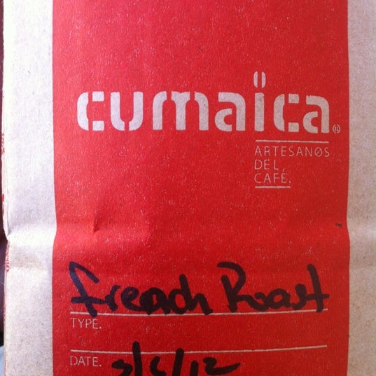Photo taken at Cumaica Coffee by Domenic V. on 3/6/2012