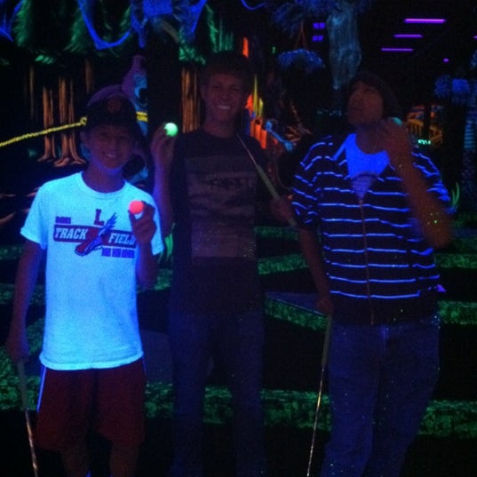 Photo taken at Monster Mini Golf by Ami L. on 3/21/2012