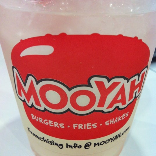 Photo taken at MOOYAH Burgers, Fries &amp; Shakes by Kristi T. on 3/28/2012