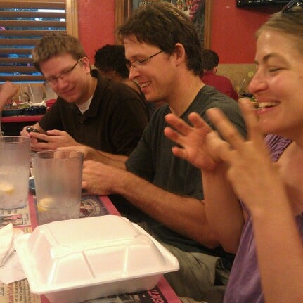 Photo taken at Tarahumara&#39;s Mexican Cafe &amp; Cantina by Amber S. on 7/13/2012
