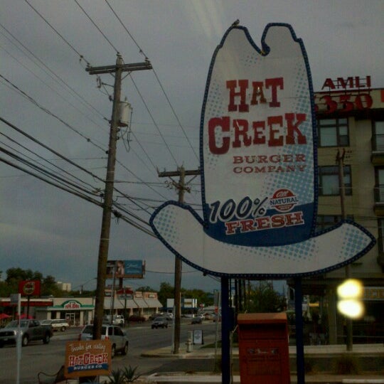 Photo taken at Hat Creek Burger Co. by Emily G. on 7/18/2012