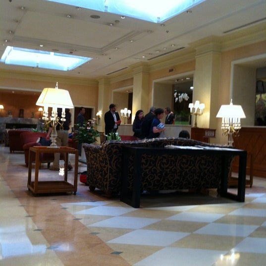 Photo taken at Rome Marriott Grand Hotel Flora by Derva E. on 3/22/2011