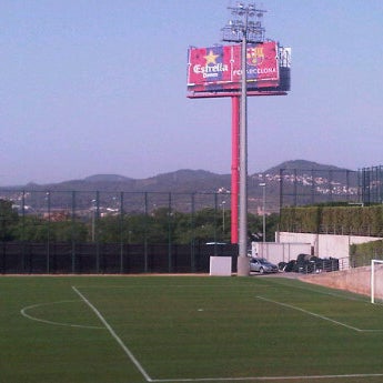 Photo taken at Ciutat Esportiva Joan Gamper FCBarcelona by Loopy ^. on 8/20/2012