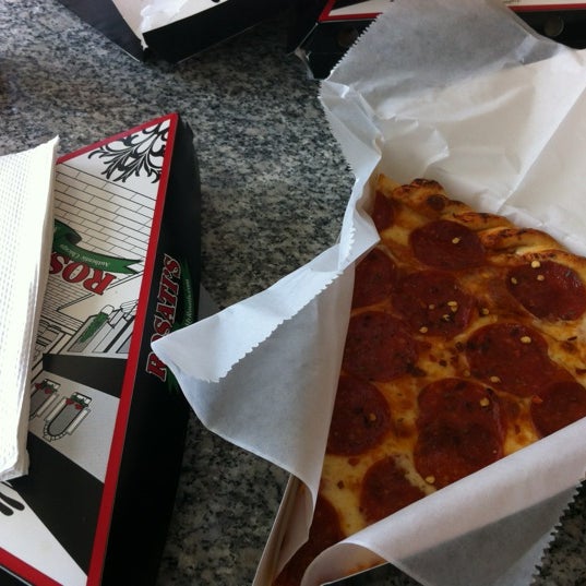Photo taken at Rosati&#39;s Pizza by Chris E. on 4/24/2012