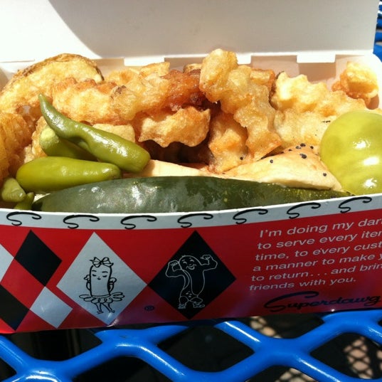 Photo taken at Superdawg Drive-In by Veronica O. on 5/18/2012