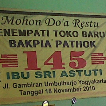 Bakpia pathok ibu sri astuti - Yogyakarta, DI Yogyakarta
