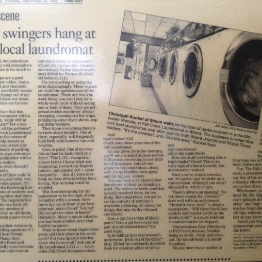 Fall Creek Laundromat Ithaca, NY