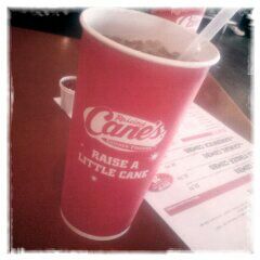 Photo taken at Raising Cane&#39;s Chicken Fingers by Danielle H. on 11/23/2011