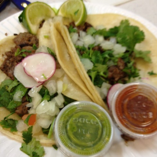 Photo taken at Rancho Bravo Tacos by Mae R. on 1/22/2012