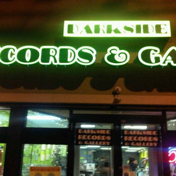 Photo taken at Darkside Records &amp; Gallery by Fenny on 12/29/2011