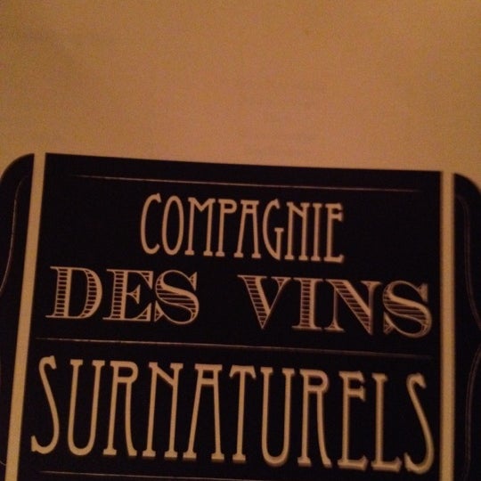 Снимок сделан в Compagnie des Vins Surnaturels пользователем Guillaume 6/9/2012