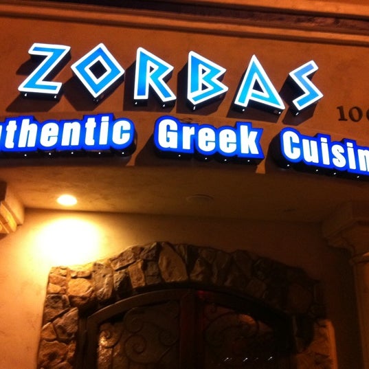 Photo taken at Zorbas Greek Cuisine by Jason E. on 9/4/2011