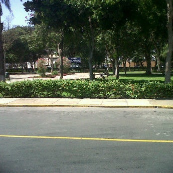 Photo taken at Parque Ramon Castilla by Ross C. on 3/26/2012