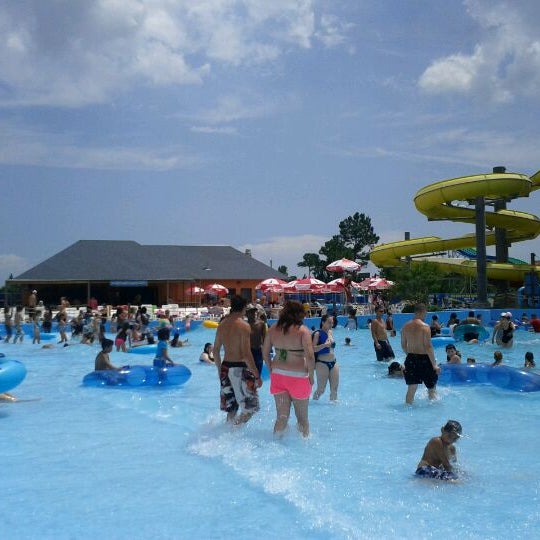 Photo taken at Gulf Islands Waterpark by sheila t. on 7/6/2011
