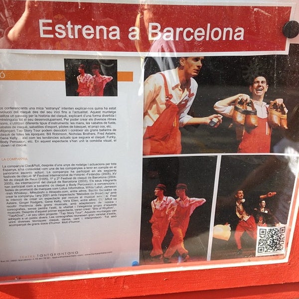 รูปภาพถ่ายที่ Teatre Tantarantana โดย Emiliano (Max) M. เมื่อ 5/12/2012