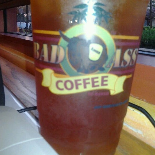 Photo taken at Bad Ass Coffee of Hawaii by Jesse D. on 9/15/2011