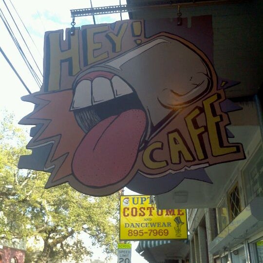 Photo taken at HEY! Café by Valerie B. on 1/7/2012