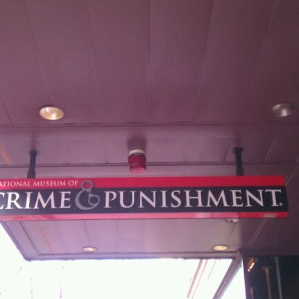 Photo taken at National Museum of Crime &amp; Punishment by Angela L. on 1/14/2012