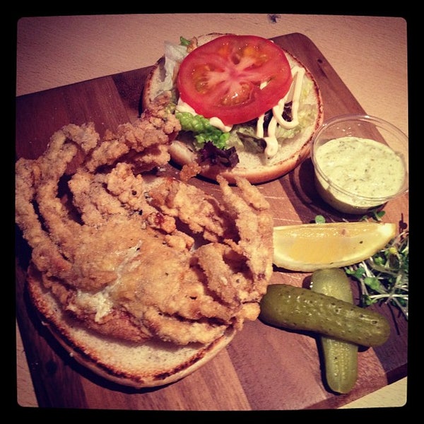 New special for Guanabana Wednesdays - Soft shell crab burger! Yum!!