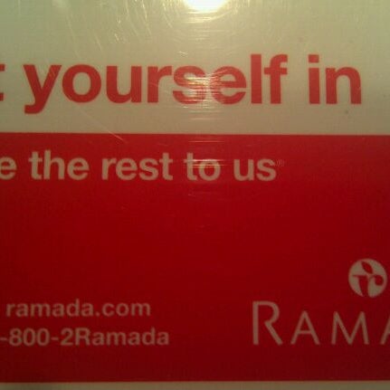 Photo taken at Ramada by Andrew D. on 1/7/2012