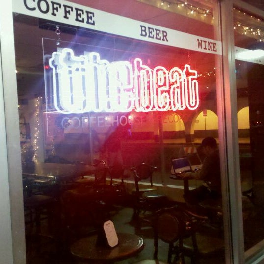 Photo taken at The Beat Coffeehouse by Erick H. on 10/28/2011