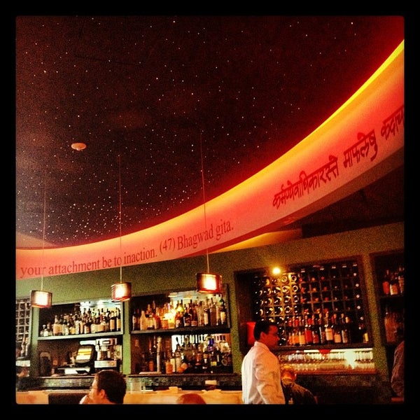 Photo taken at Amber India by Cristina C. on 7/1/2012