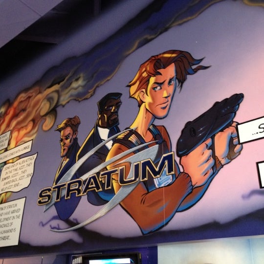 Photo taken at Stratum Laser Tag by Lissa B. on 3/11/2012