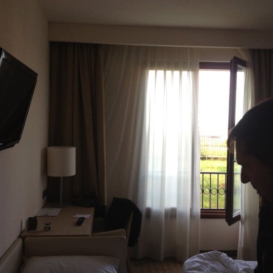 Photo taken at Hotel Parchi del Garda by Elisa G. on 4/8/2012