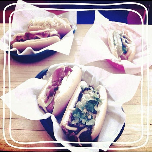Photo taken at Chicago&#39;s Dog House by Eric P. on 5/18/2012