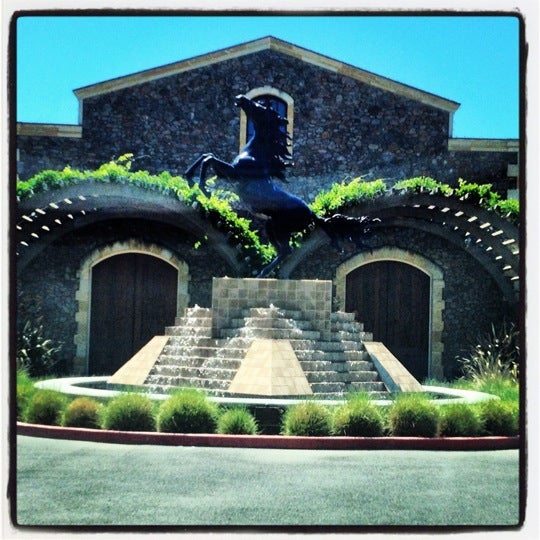 Photo taken at Black Stallion Winery by Vaughan D. on 7/21/2012