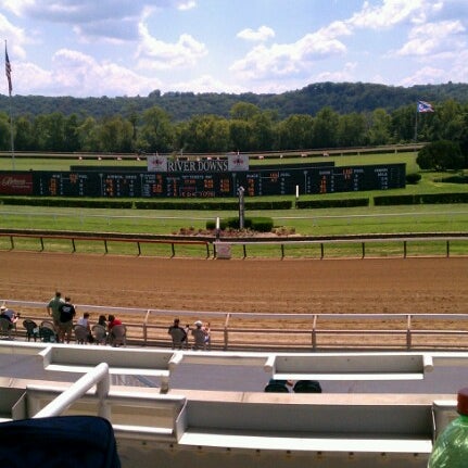 Photo taken at Belterra Park by Nathan M. on 8/19/2012