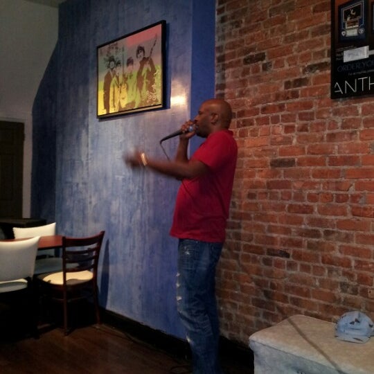 Photo taken at Corlette NY Restaurant &amp; Lounge Caribbean Tacqueria by Chenelle Dimples S. on 7/19/2012
