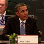 President Obama gives opening remarks at the 2010 APEC Leaders Meeting. This is the first time in 20 years that the United States has hosted this forum.