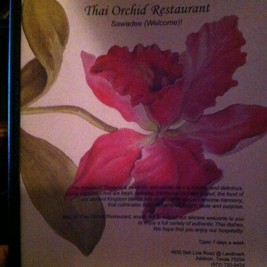 Снимок сделан в Thai Orchid пользователем Einstein R. 6/16/2011