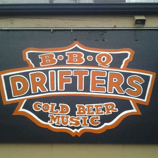 Photo taken at Drifters BBQ by Dan B. on 4/18/2012