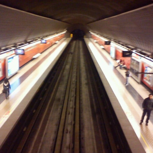 Photo taken at Metro Blanqueado by Sebastián C. on 7/8/2012