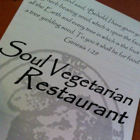 Photo taken at Soul Vegetarian No. 2 by Sean G. on 4/5/2011